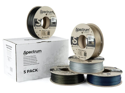 Filamento Spectrum 5PACK PLA Glitter 1,75 mm (5x 0,25 kg)