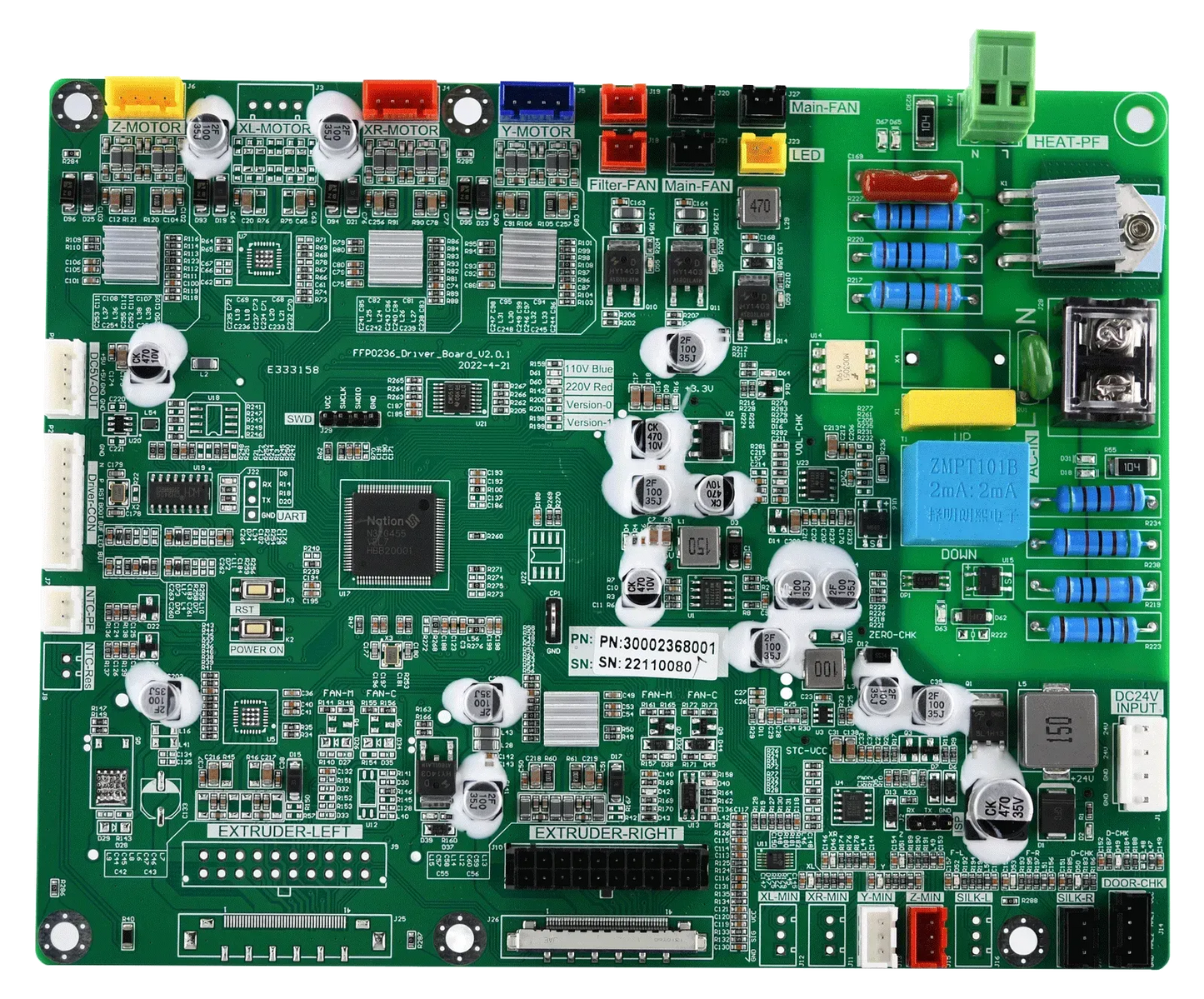 FLASHFORGE GUIDER 3 / GUIDER 3 PLUS DRIVER BOARD - 3Digital | Droni e Stampanti 3D