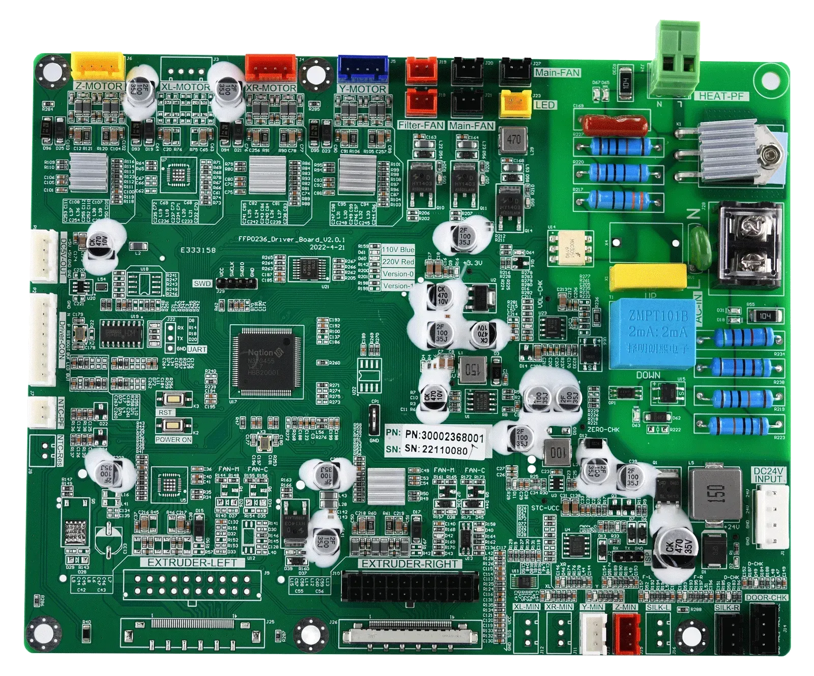 FLASHFORGE GUIDER 3 / GUIDER 3 PLUS DRIVER BOARD - 3Digital | Droni e Stampanti 3D