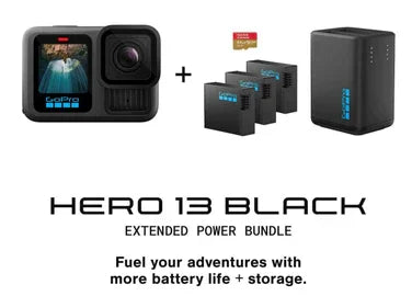 GoPro HERO 13 BLACK + EXTENDED POWER BUNDLE