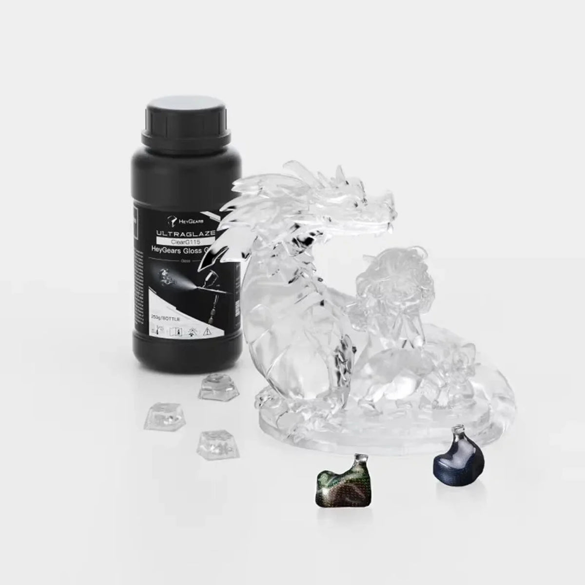 Vernice Protettiva Lucida HeyGears UltraGlaze ClearG115 Gloss Glaze 0,25kg