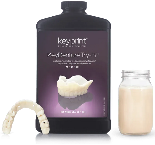 Keystone Resin KeyDenture Try-In 1KG - 3Digital | Droni e Stampanti 3D