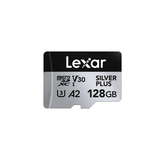 128GB Lexar MicroSDXC Silver Plus A2 V30