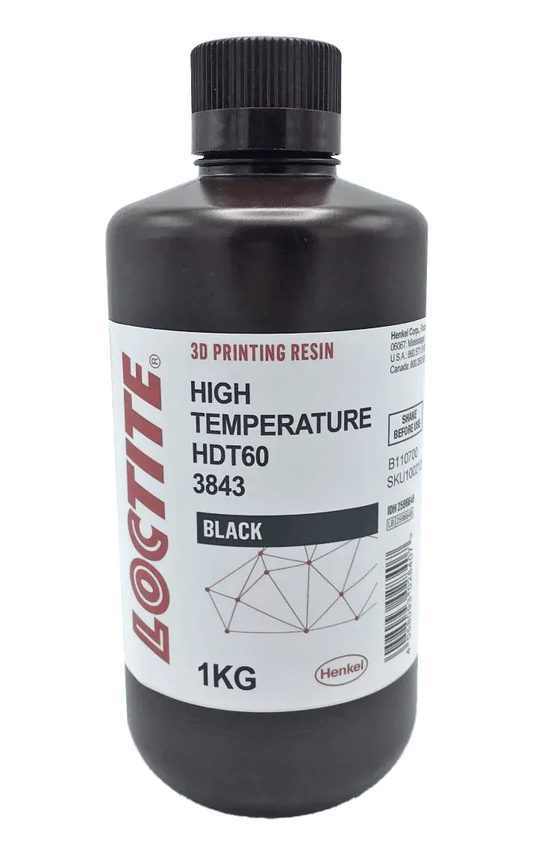 LOCTITE 3D 3843 HDT60 MATTE BLACK RESIN - 1 KG - 3Digital | Droni e Stampanti 3D