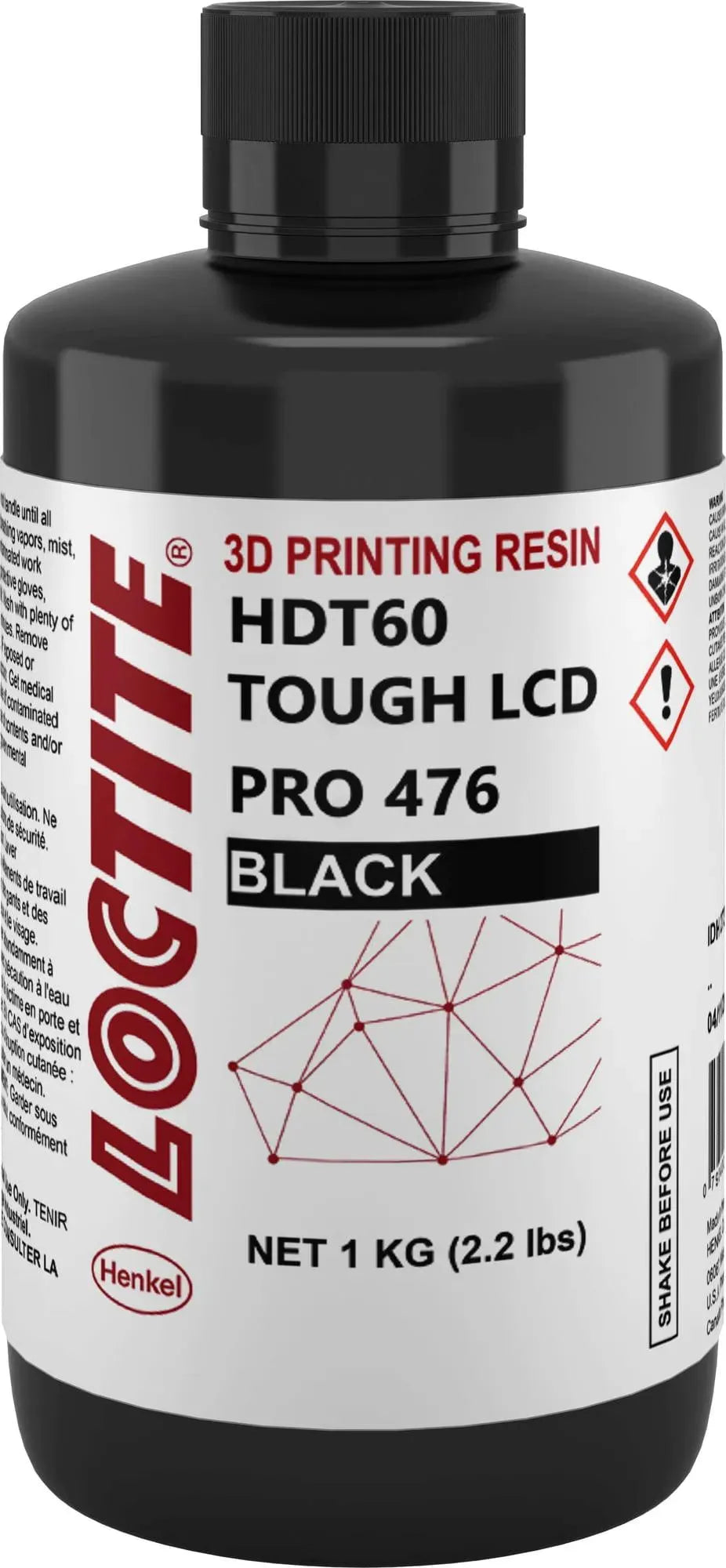 LOCTITE 3D PRO476 BLACK RESIN - 1KG - 3Digital | Droni e Stampanti 3D