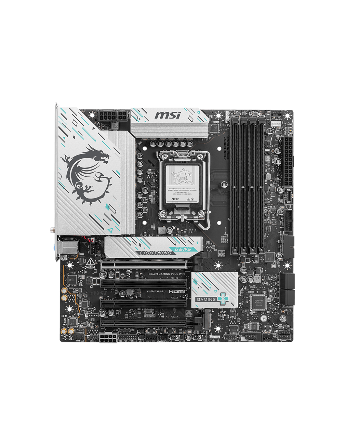 MB MSI B860M GAMING PLUS WIFI M.ATX LGA 1851