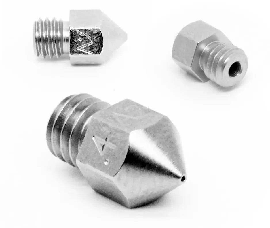 Micro Swiss - MK8 0,40mm Plated A2 Tool Steel Wear Resistant Nozzle - 3Digital | Droni e Stampanti 3D