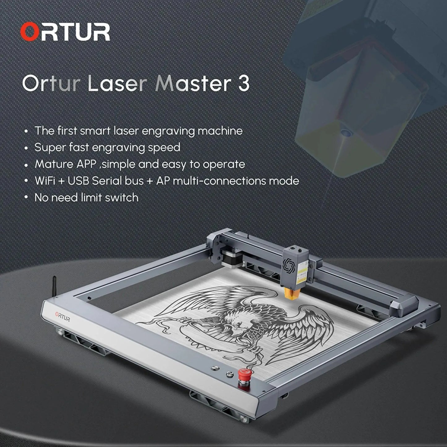 ORTUR LASER MASTER 3 - 3Digital | Droni e Stampanti 3D