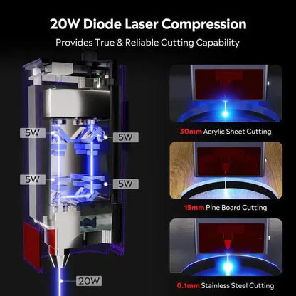 Ortur Laser Master H10 - 3Digital | Droni e Stampanti 3D