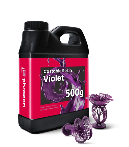 Phrozen Resin Castable – Jewelry Violet (0.5KG) - 3Digital | Droni e Stampanti 3D