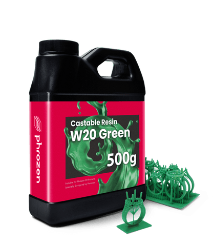 Phrozen Resin Castable W20 – Green (0.5KG) - 3Digital | Droni e Stampanti 3D