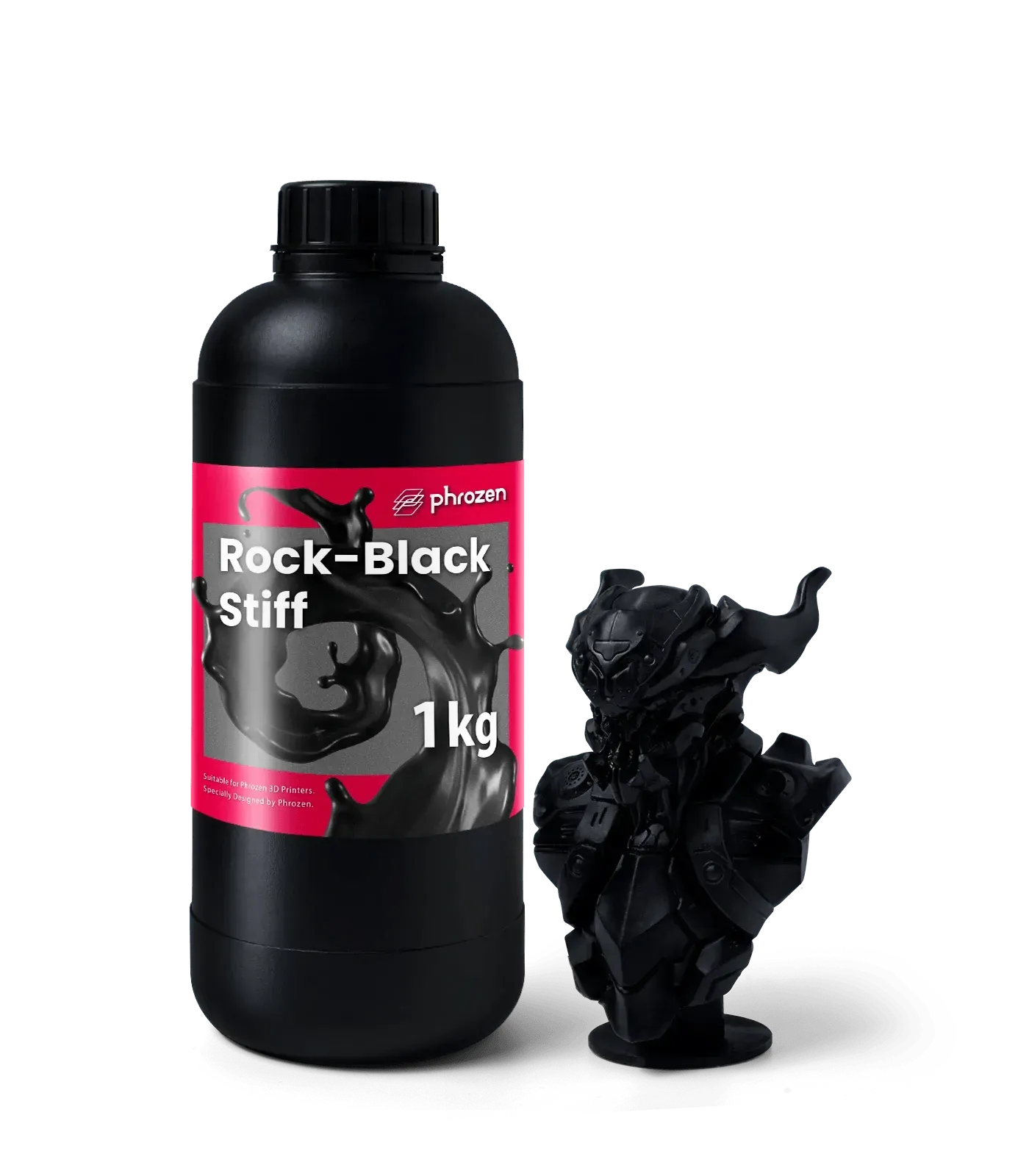 Phrozen Resin Rock-Black Stiff (1KG) - 3Digital | Droni e Stampanti 3D