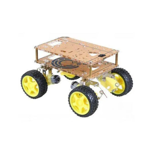 Piattaforma robotica 4WD con sospensioni - 3Digital | Droni e Stampanti 3D