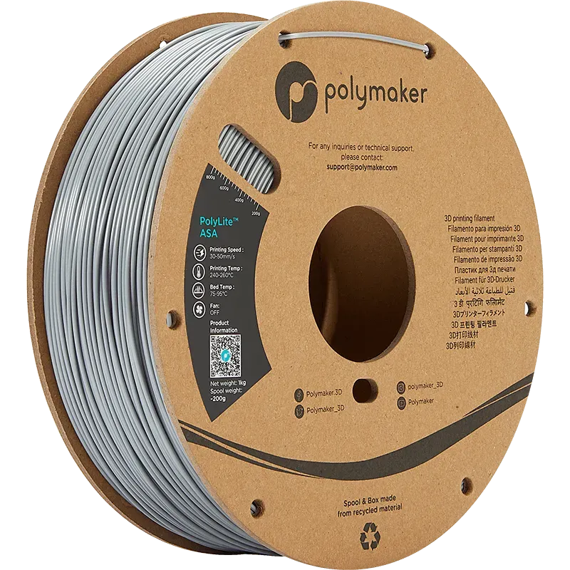 POLYMAKER POLYLITE ASA 1.75mm - 3Digital | Droni e Stampanti 3D