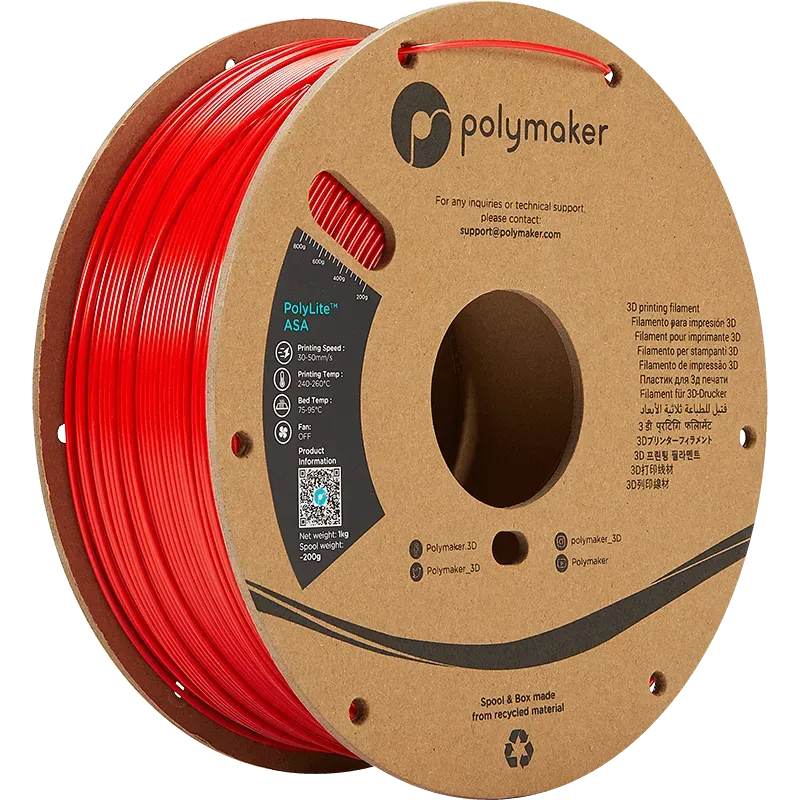 POLYMAKER POLYLITE ASA 1.75mm - 3Digital | Droni e Stampanti 3D