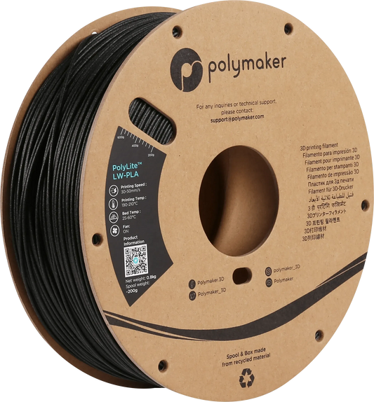 POLYMAKER POLYLITE LW-PLA 1.75mm/800g - 3Digital | Droni e Stampanti 3D