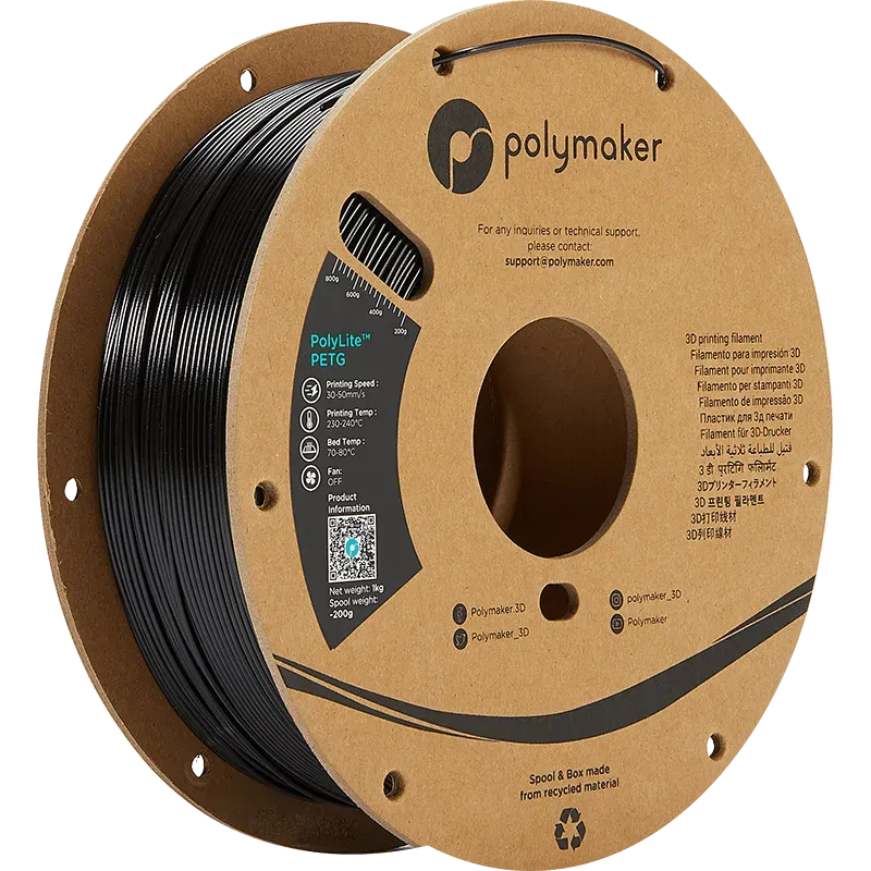 POLYMAKER POLYLITE PETG 1.75mm/1KG - 3Digital | Droni e Stampanti 3D