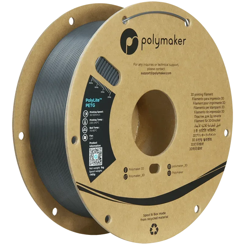 POLYMAKER POLYLITE PETG 1.75mm/1KG - 3Digital | Droni e Stampanti 3D