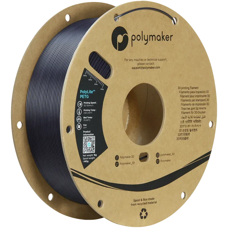 POLYMAKER POLYLITE PETG 1.75mm/1KG - 3Digital | Droni e Stampanti 3D