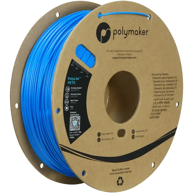 POLYMAKER POLYLITE PETG 1.75mm/1KG - 3Digital | Droni e Stampanti 3D