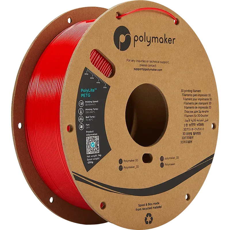 POLYMAKER POLYLITE PETG 1.75mm/1KG - 3Digital | Droni e Stampanti 3D