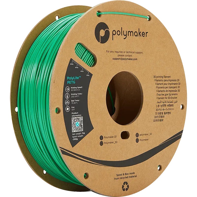 POLYMAKER POLYLITE PETG 1.75mm/1KG - 3Digital | Droni e Stampanti 3D