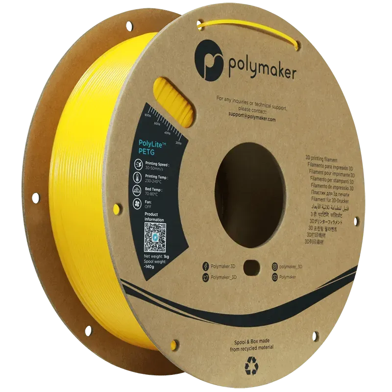 POLYMAKER POLYLITE PETG 1.75mm/1KG - 3Digital | Droni e Stampanti 3D