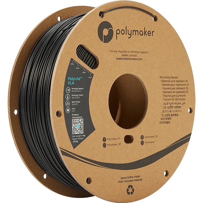 POLYMAKER POLYLITE PLA 1.75mm/1KG - 3Digital | Droni e Stampanti 3D