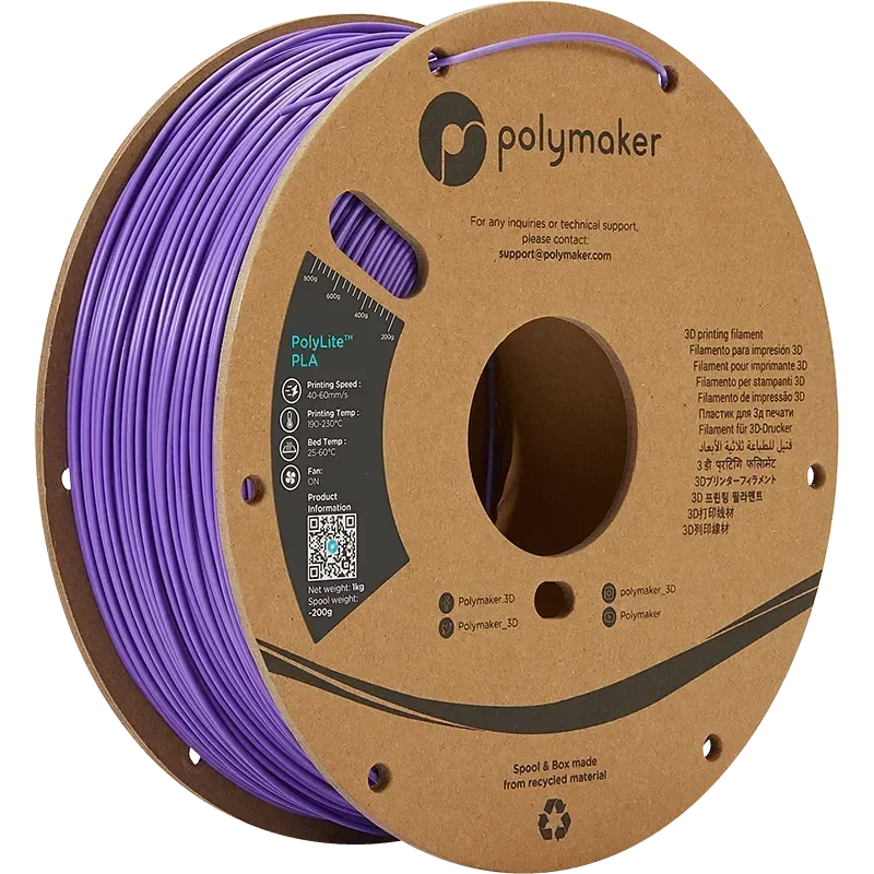 POLYMAKER POLYLITE PLA 1.75mm/1KG - 3Digital | Droni e Stampanti 3D