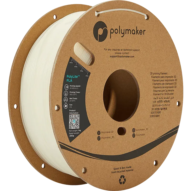 POLYMAKER POLYLITE PLA 1.75mm/1KG - 3Digital | Droni e Stampanti 3D