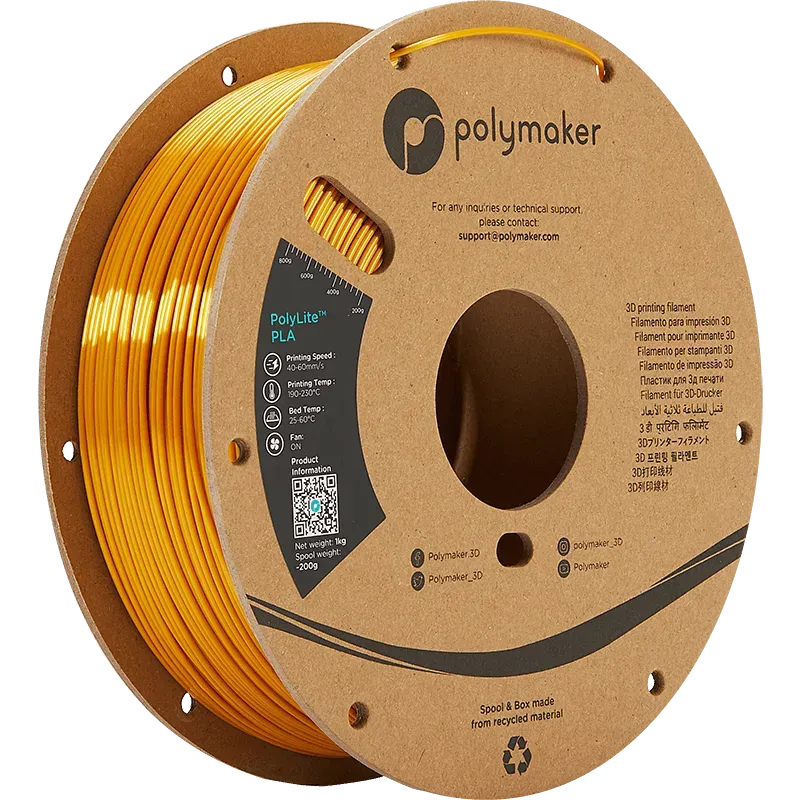 POLYMAKER POLYLITE PLA 1.75mm/1KG - 3Digital | Droni e Stampanti 3D