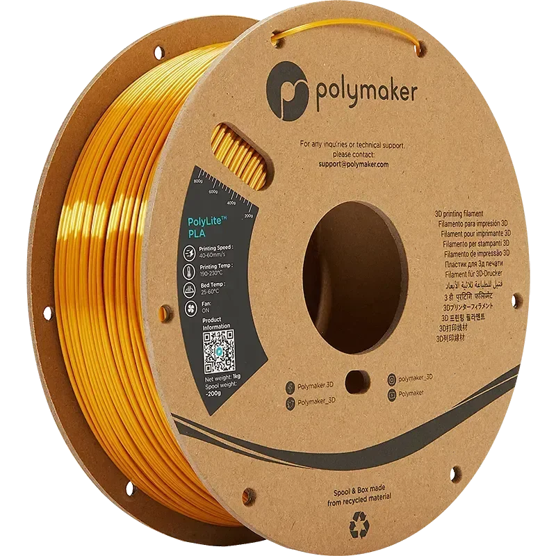 POLYMAKER POLYLITE PLA 1.75mm/1KG - 3Digital | Droni e Stampanti 3D