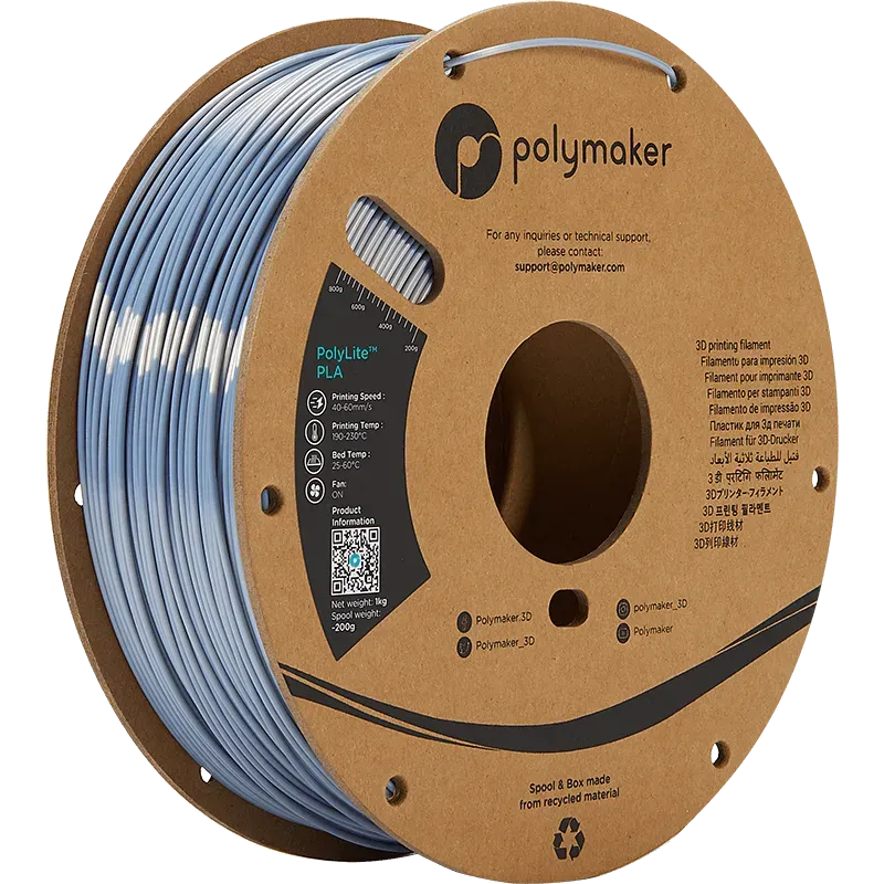 POLYMAKER POLYLITE PLA 1.75mm/1KG - 3Digital | Droni e Stampanti 3D