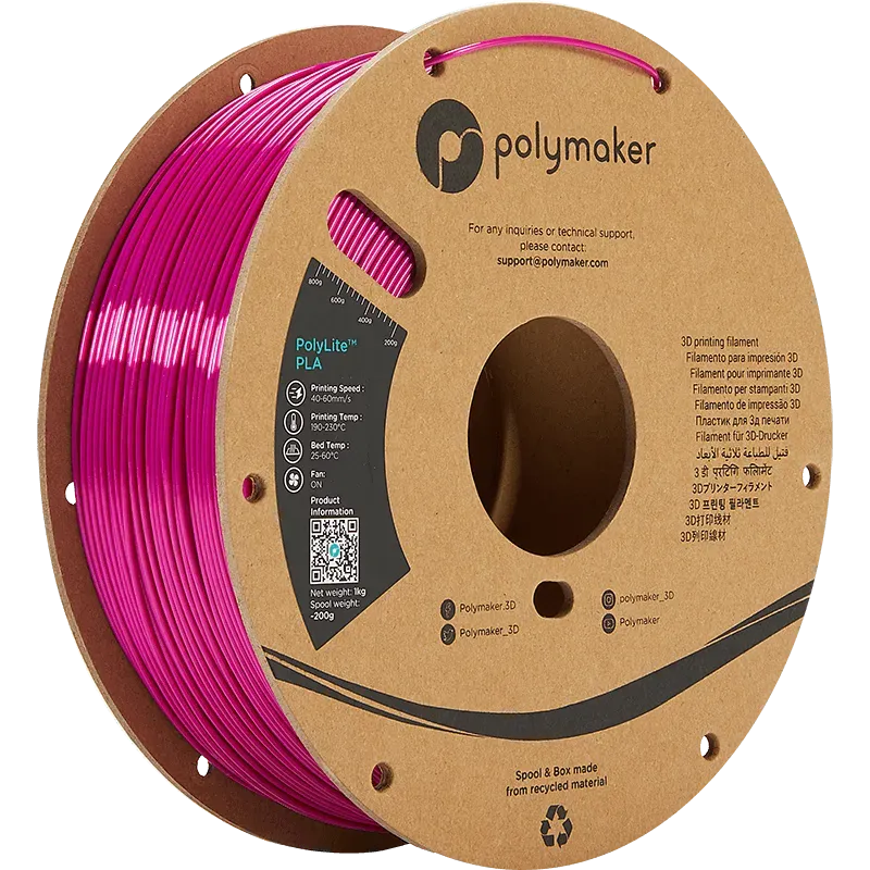 POLYMAKER POLYLITE PLA 1.75mm/1KG - 3Digital | Droni e Stampanti 3D