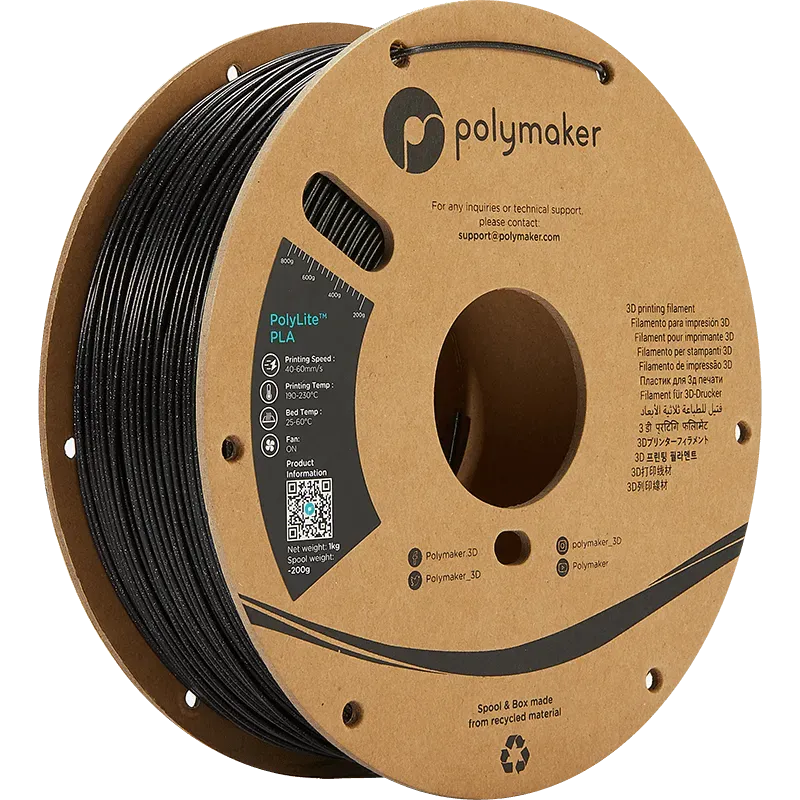 POLYMAKER POLYLITE PLA 1.75mm/1KG - 3Digital | Droni e Stampanti 3D