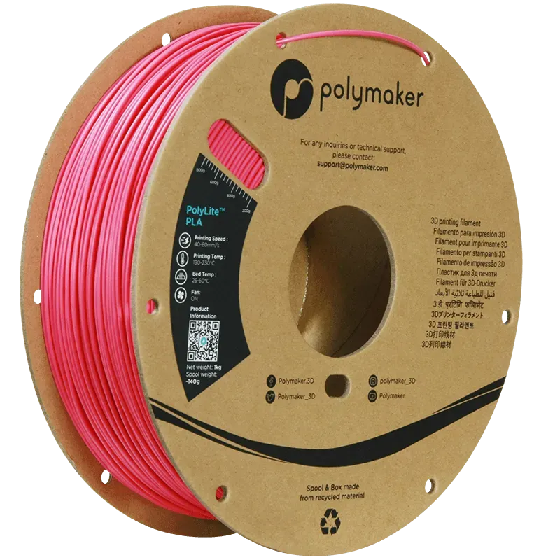 POLYMAKER POLYLITE PLA 1.75mm/1KG - 3Digital | Droni e Stampanti 3D