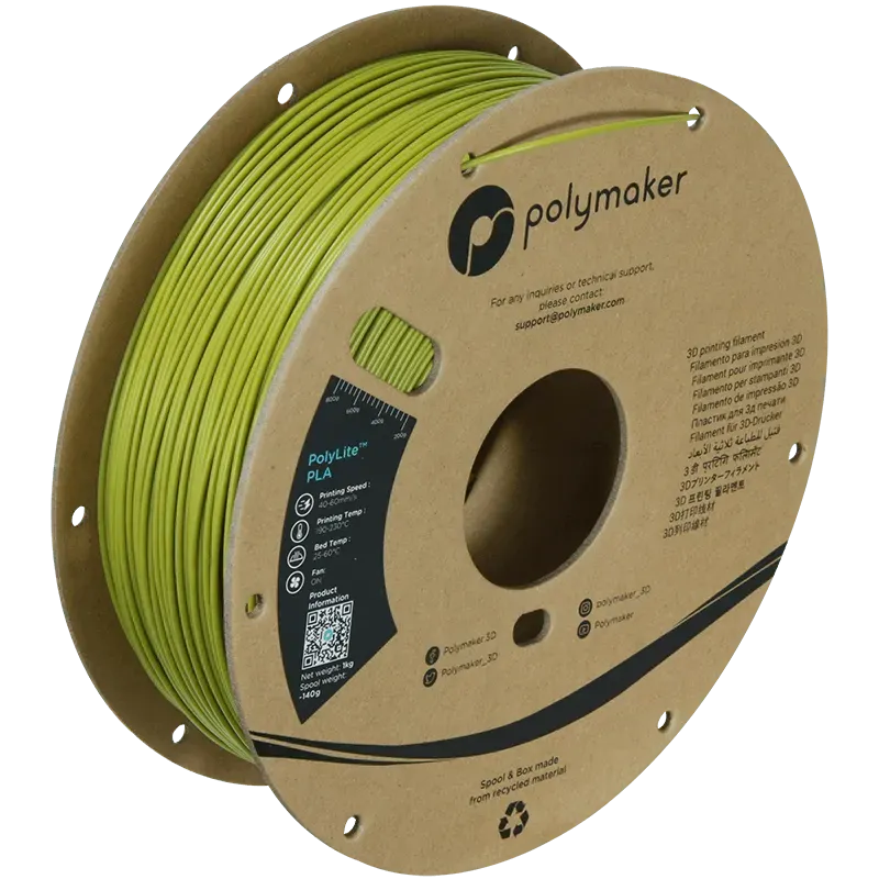 POLYMAKER POLYLITE PLA 1.75mm/1KG - 3Digital | Droni e Stampanti 3D