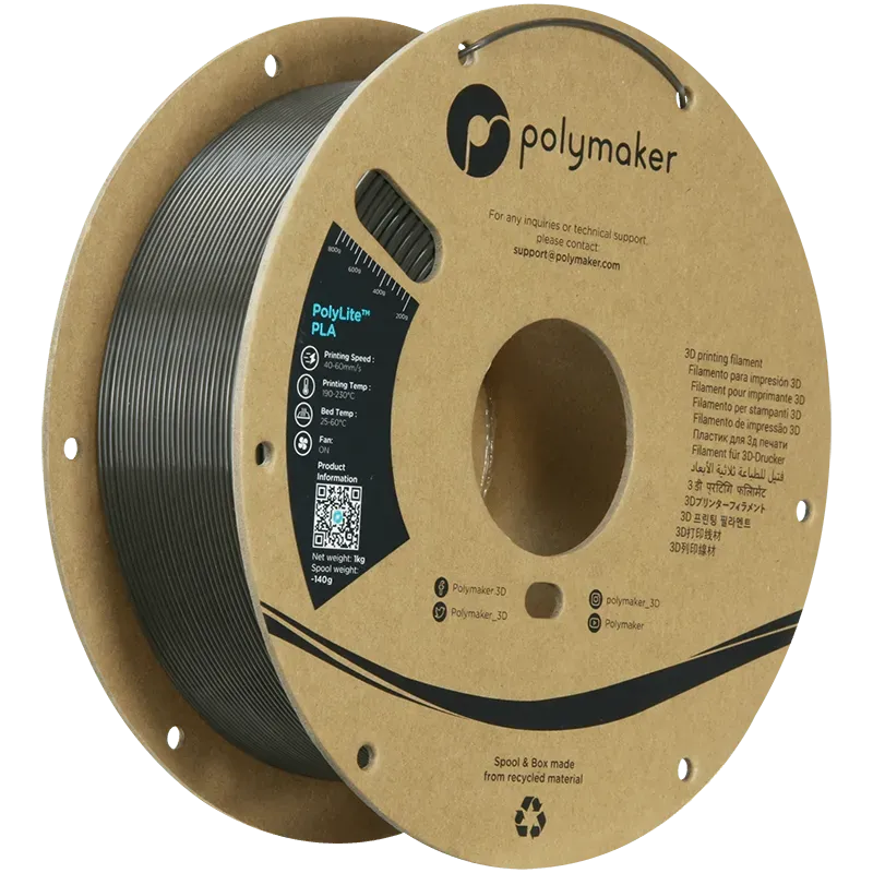 POLYMAKER POLYLITE PLA 1.75mm/1KG - 3Digital | Droni e Stampanti 3D