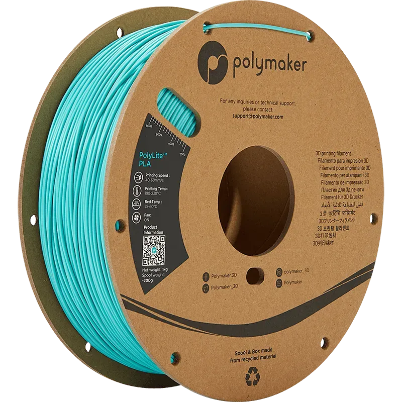 POLYMAKER POLYLITE PLA 1.75mm/1KG - 3Digital | Droni e Stampanti 3D