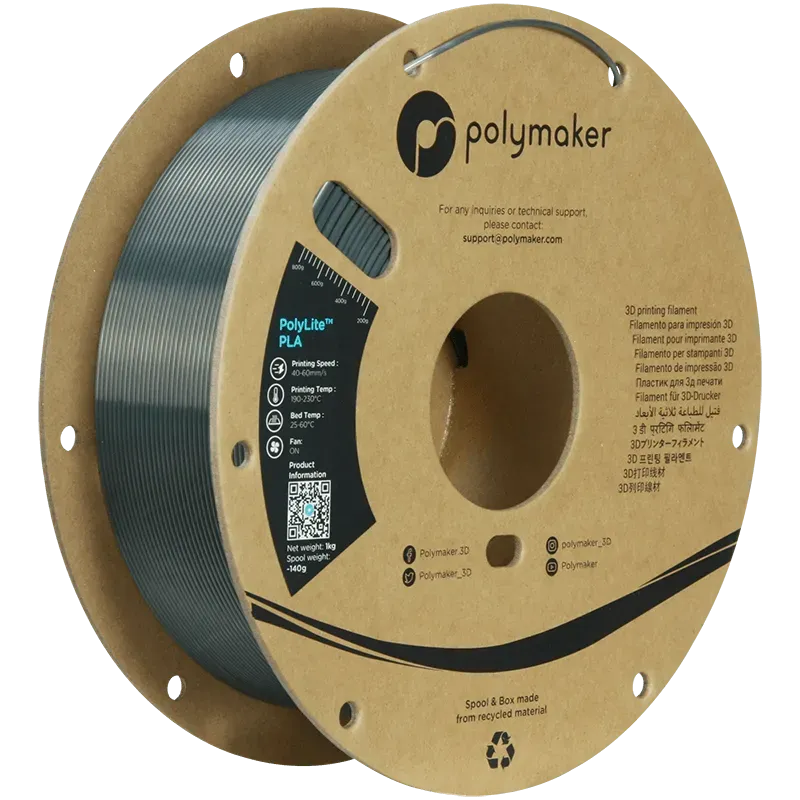 POLYMAKER POLYLITE PLA 1.75mm/1KG - 3Digital | Droni e Stampanti 3D