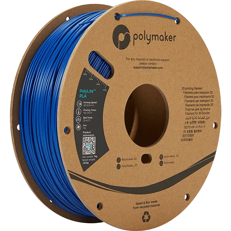 POLYMAKER POLYLITE PLA 1.75mm/1KG - 3Digital | Droni e Stampanti 3D