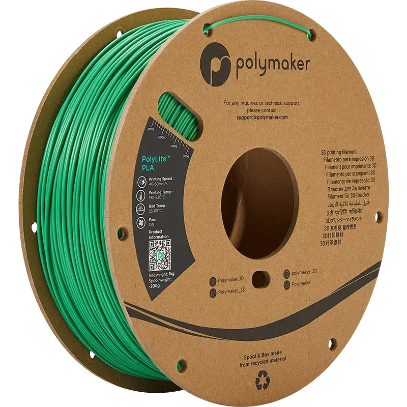 POLYMAKER POLYLITE PLA 1.75mm/1KG - 3Digital | Droni e Stampanti 3D