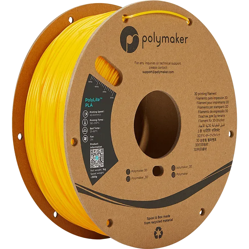 POLYMAKER POLYLITE PLA 1.75mm/1KG - 3Digital | Droni e Stampanti 3D