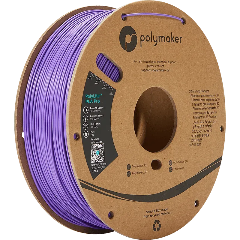 POLYMAKER POLYLITE PLA PRO - 1.75mm - 3Digital | Droni e Stampanti 3D