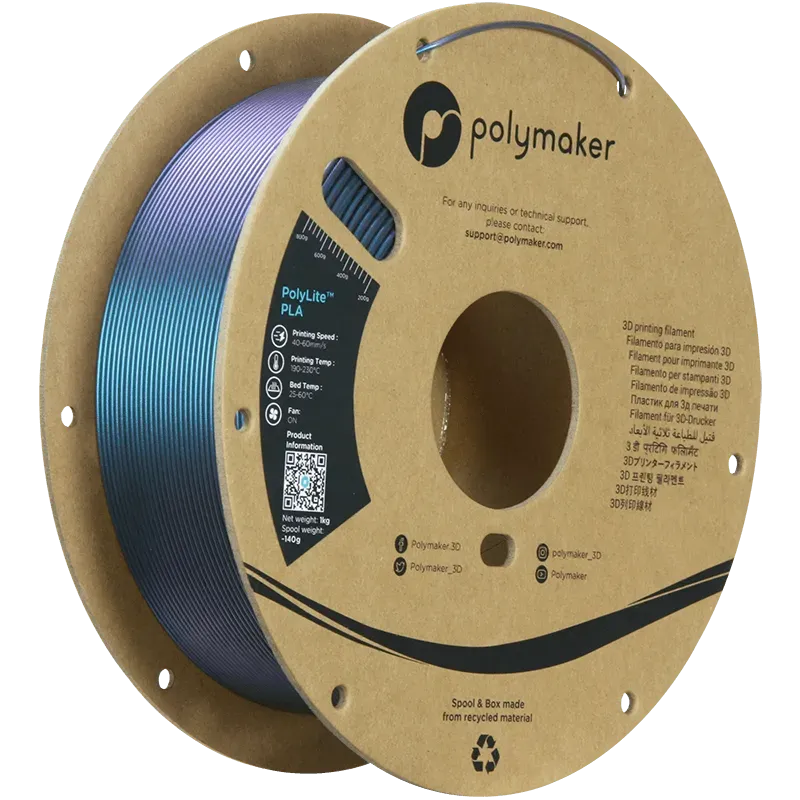 POLYMAKER POLYLITE PLA STARLIGHT 1.75mm/1KG - 3Digital | Droni e Stampanti 3D