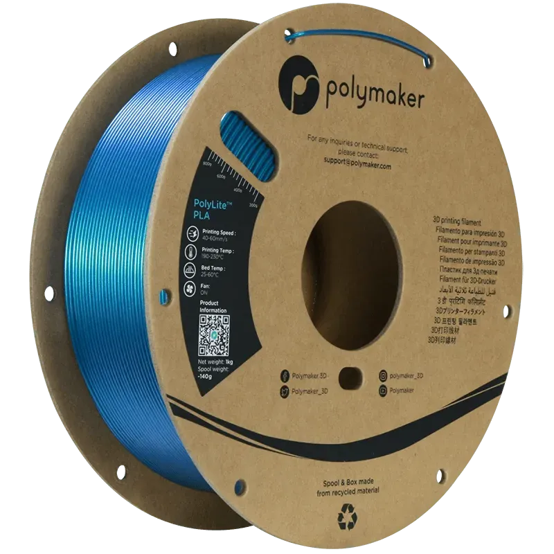 POLYMAKER POLYLITE PLA STARLIGHT 1.75mm/1KG - 3Digital | Droni e Stampanti 3D