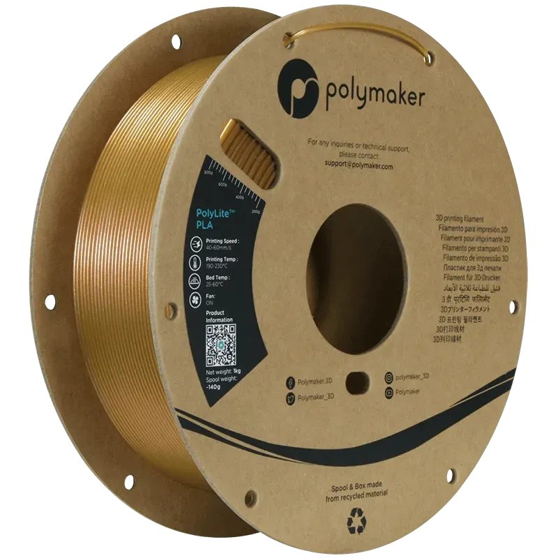 POLYMAKER POLYLITE PLA STARLIGHT 1.75mm/1KG - 3Digital | Droni e Stampanti 3D