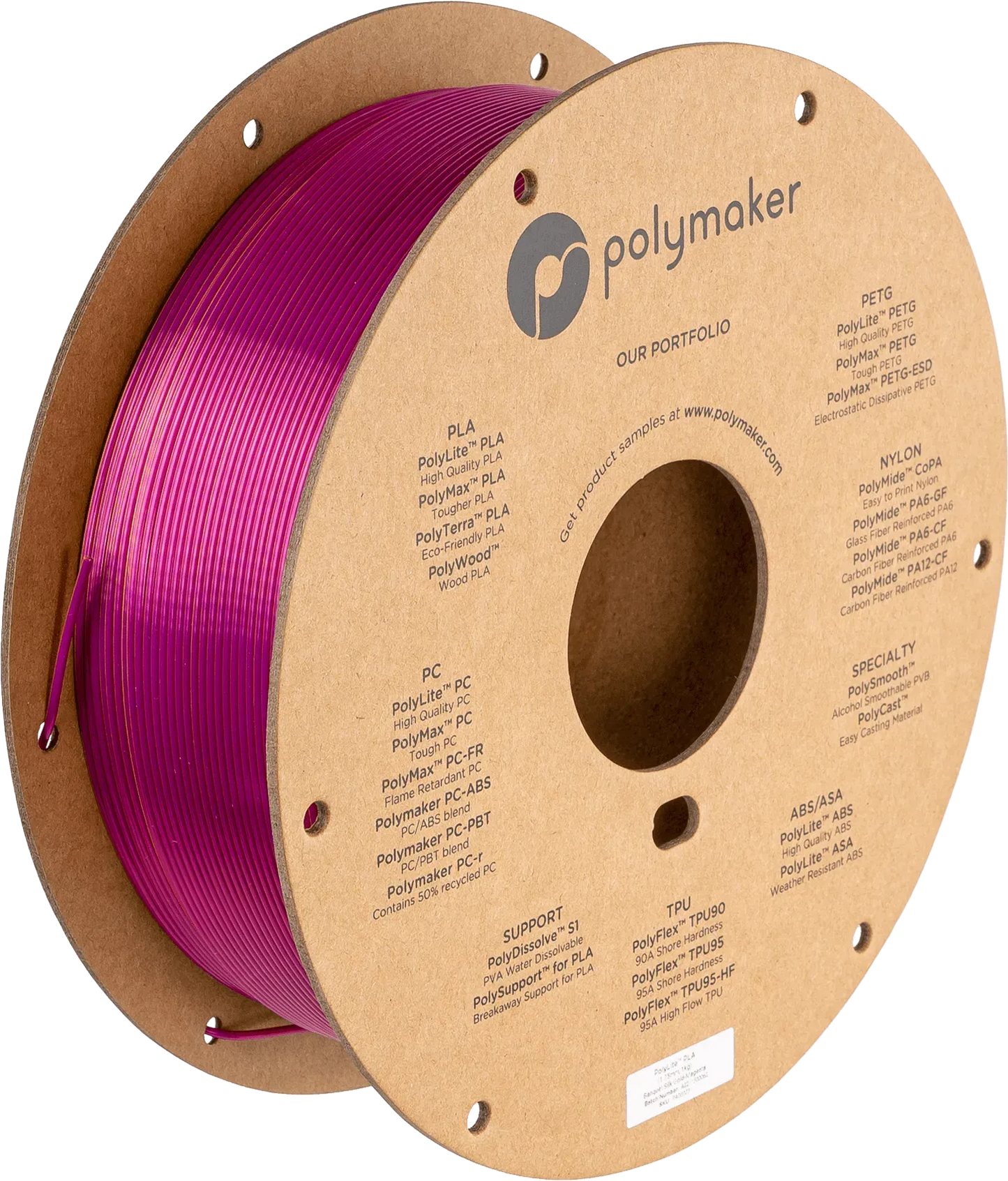 POLYMAKER POLYLITE SILK PLA DUAL COLOR 1.75mm/1KG - 3Digital | Droni e Stampanti 3D