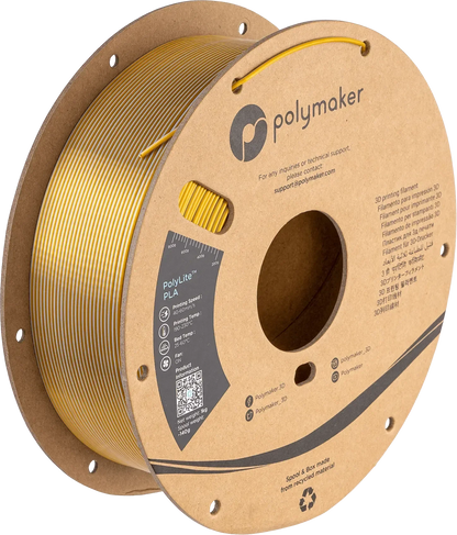 POLYMAKER POLYLITE SILK PLA DUAL COLOR 1.75mm/1KG - 3Digital | Droni e Stampanti 3D