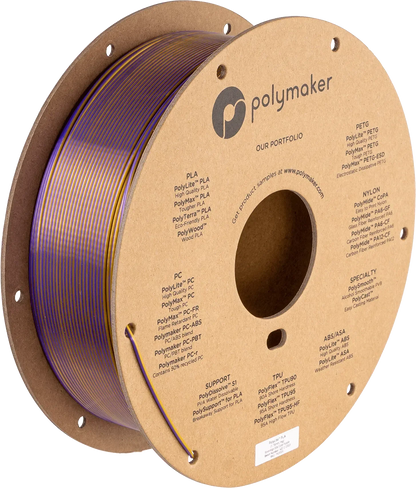 POLYMAKER POLYLITE SILK PLA DUAL COLOR 1.75mm/1KG - 3Digital | Droni e Stampanti 3D